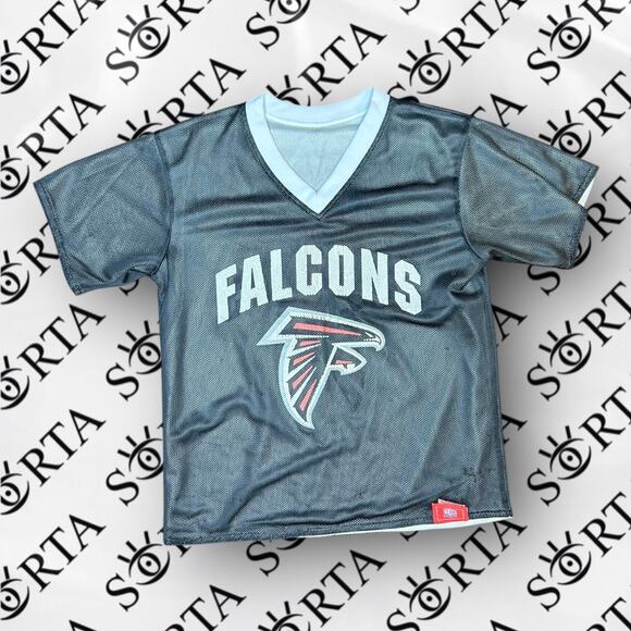 VTG Y2K NFL Atlanta Falcons Flag Football Reversible Practice Jersey Size S - Picture 3 of 16
